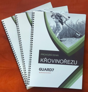 PROVOZNÍ DENÍK KŘOVINOŘEZU 